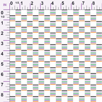 Spooky Plaids Pattern 2 Minky Fabric