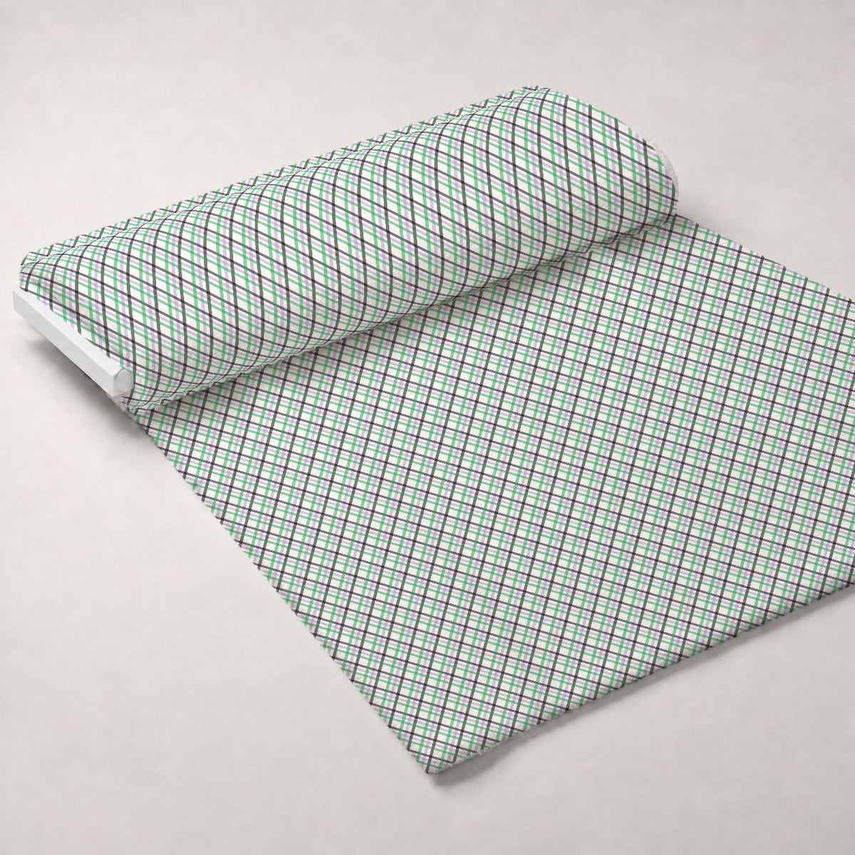 Spooky Plaids Pattern 4 Minky Fabric
