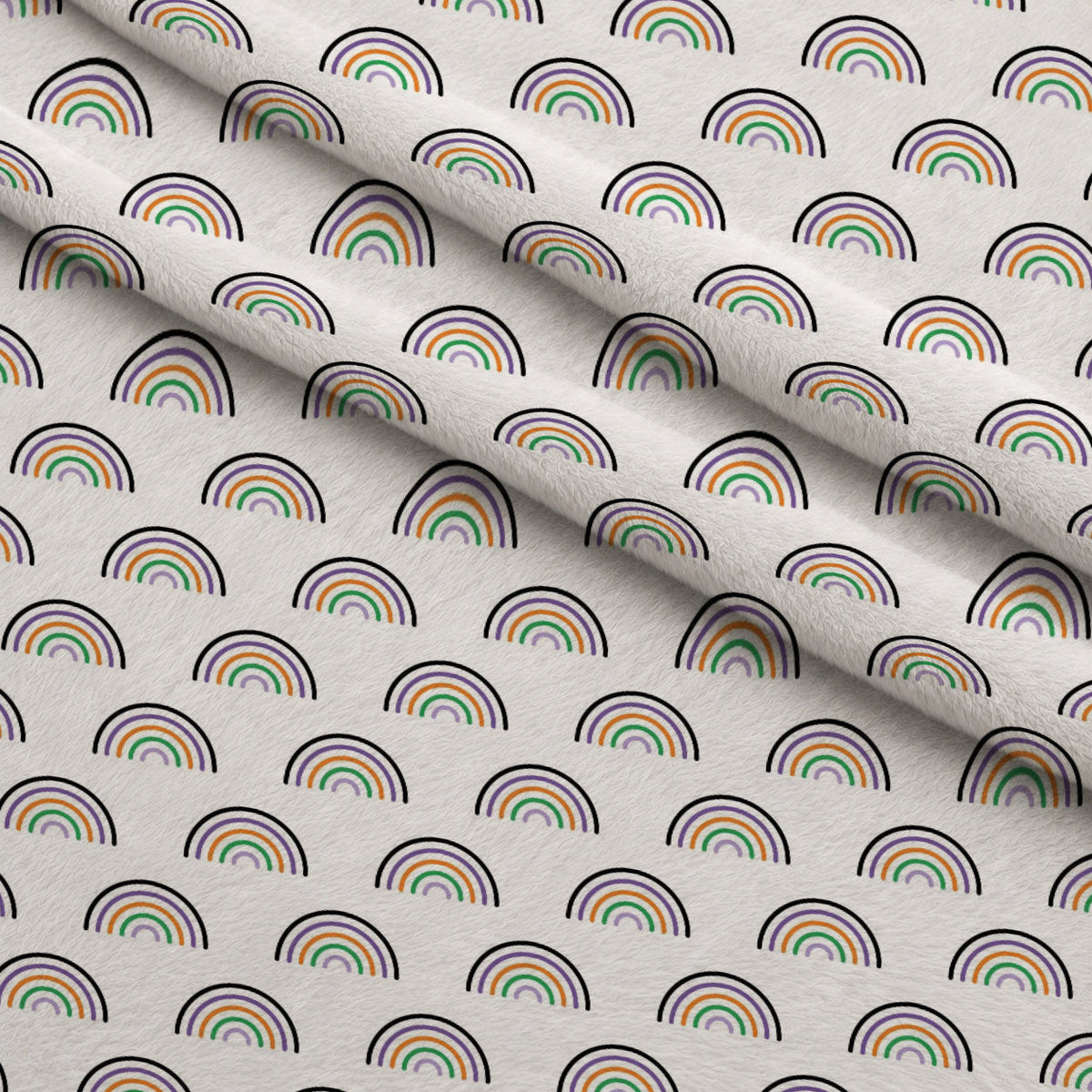 Spooky Plaids Pattern 6 Minky Fabric