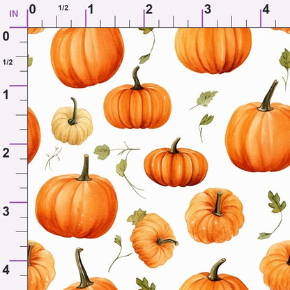 Spooky Pumpkin Patch Pattern 1 Minky Fabric