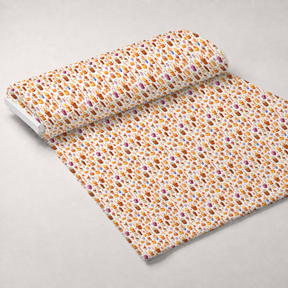 Spooky Pumpkin Patch Pattern 12 Minky Fabric