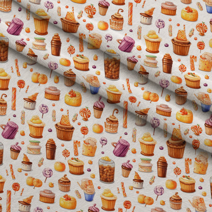 Spooky Pumpkin Patch Pattern 12 Minky Fabric