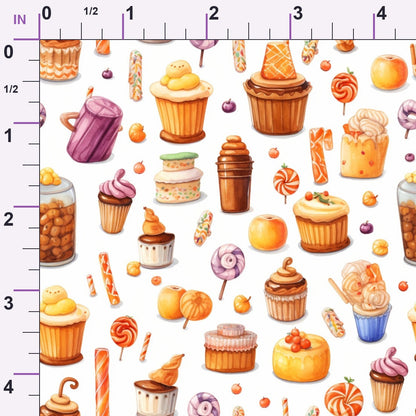 Spooky Pumpkin Patch Pattern 12 Minky Fabric