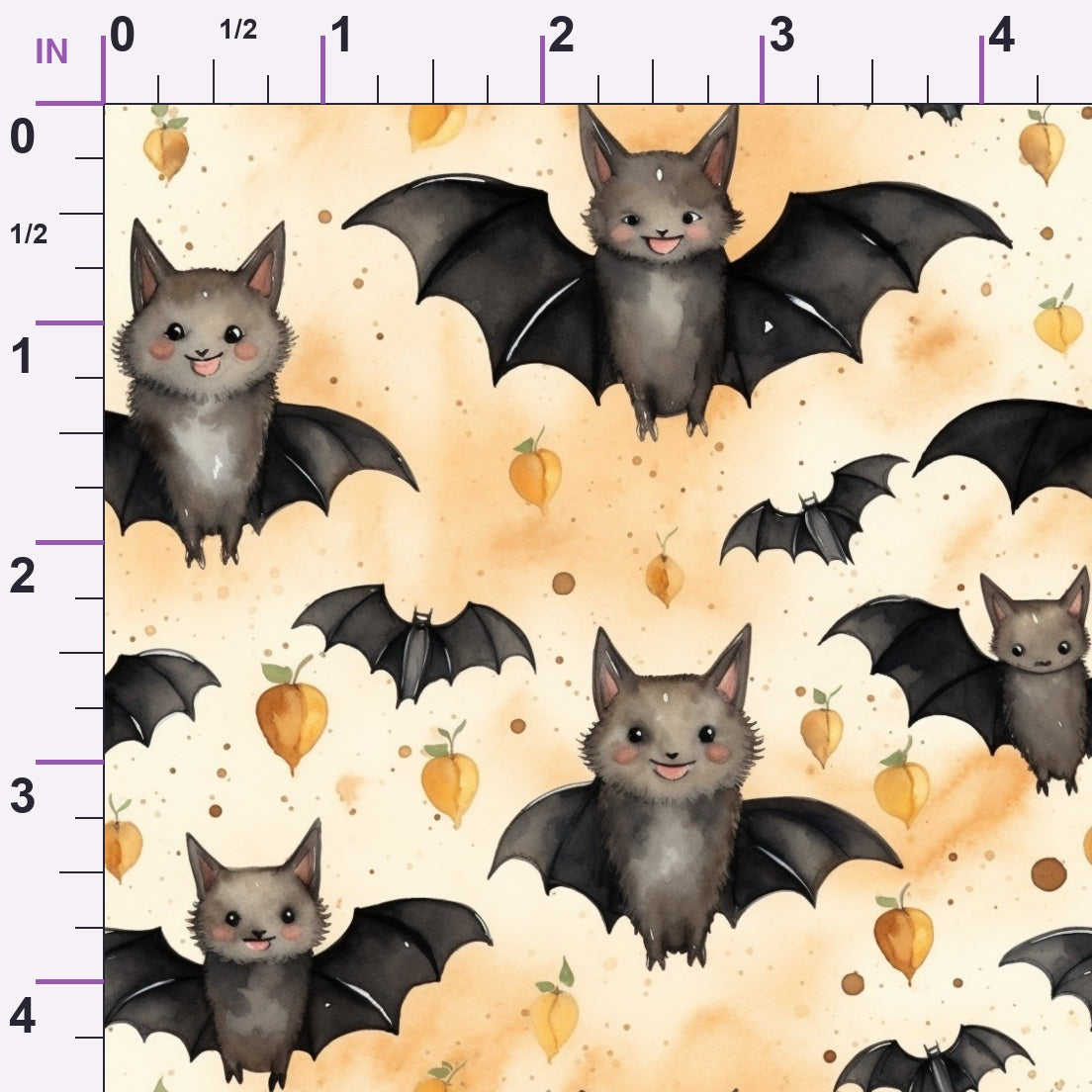 Spooky Pumpkin Patch Pattern 14 Minky Fabric