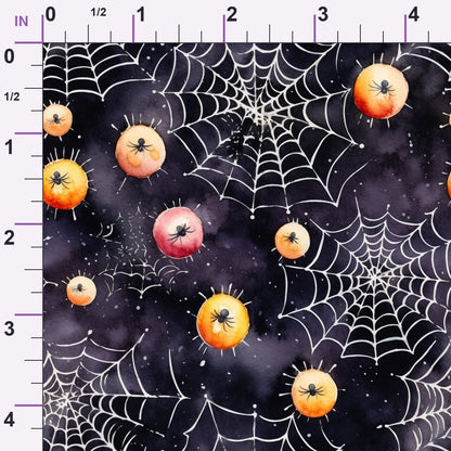 Spooky Pumpkin Patch Pattern 15 Minky Fabric