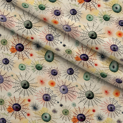 Spooky Pumpkin Patch Pattern 16 Minky Fabric