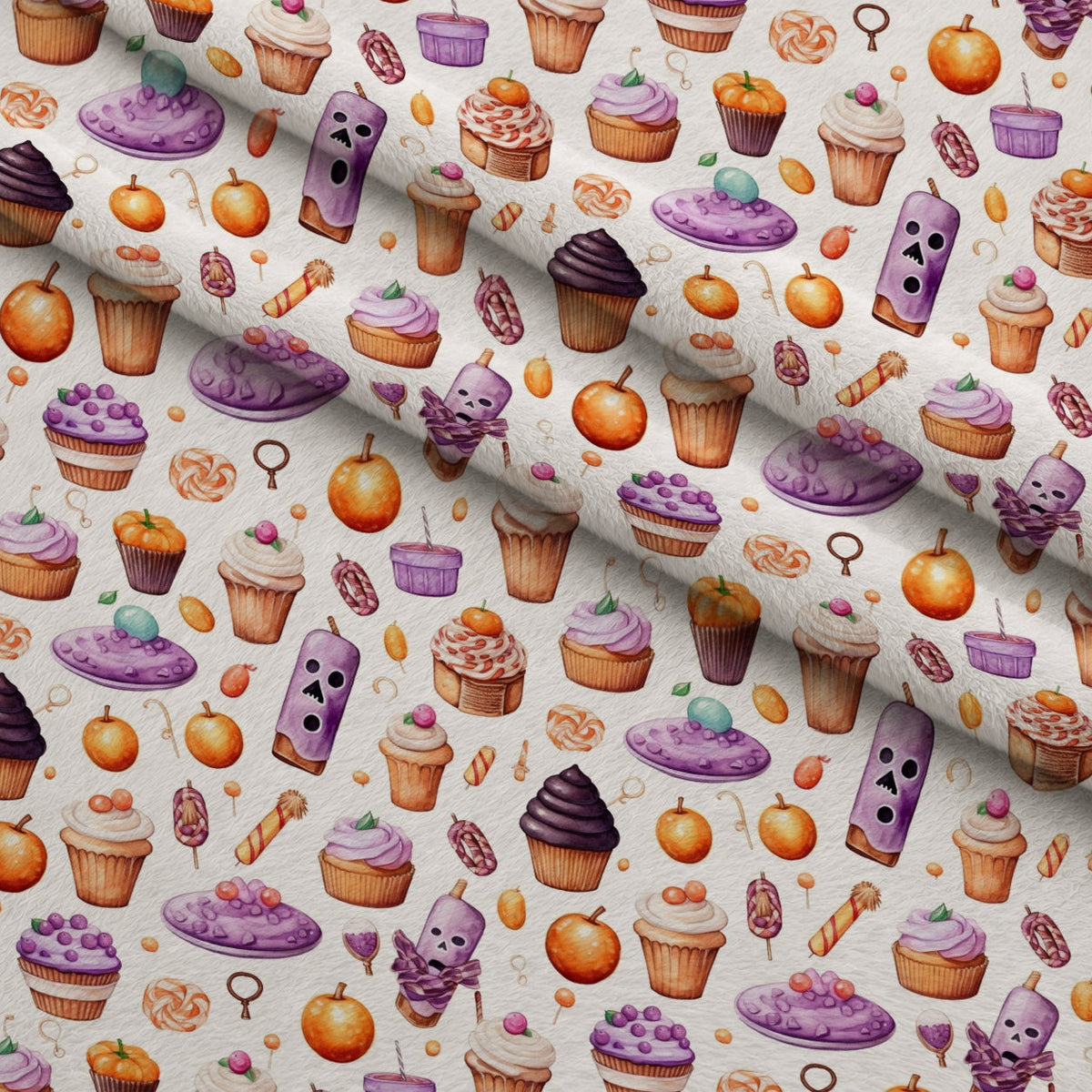 Spooky Pumpkin Patch Pattern 18 Minky Fabric
