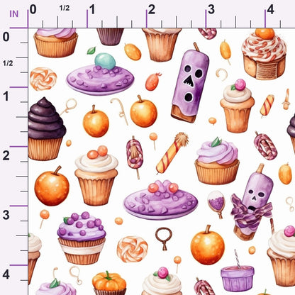 Spooky Pumpkin Patch Pattern 18 Minky Fabric