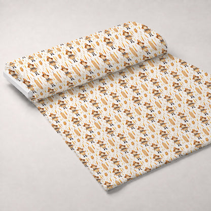 Spooky Pumpkin Patch Pattern 5 Minky Fabric