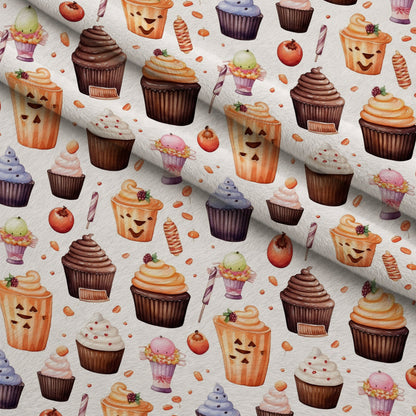 Spooky Pumpkin Patch Pattern 6 Minky Fabric