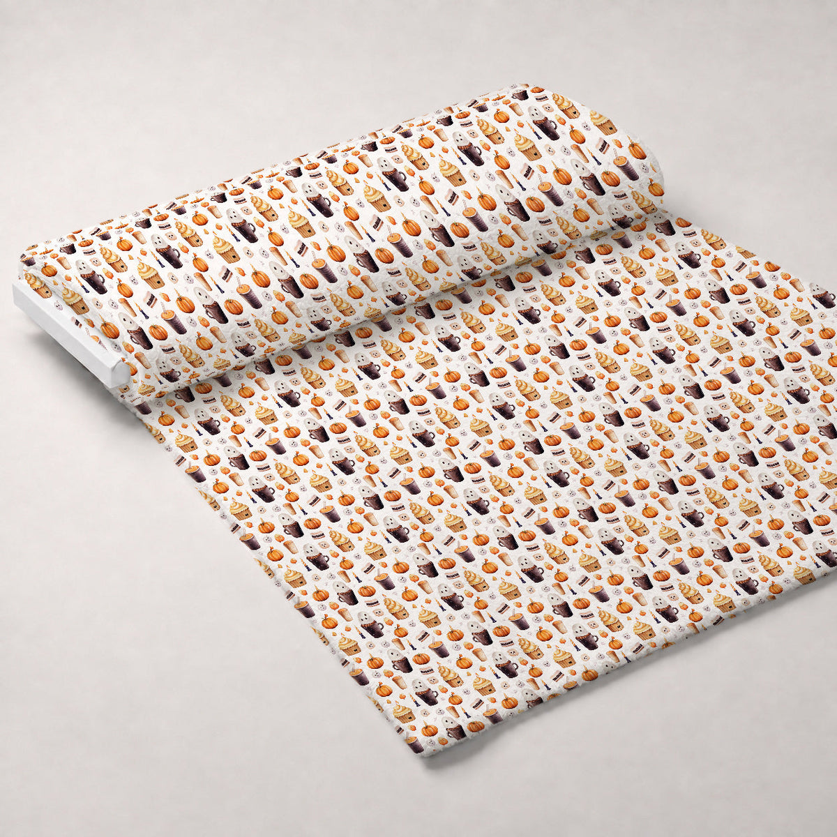 Spooky Pumpkin Patch Pattern 7 Minky Fabric