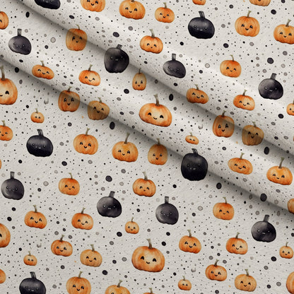 Spooky Pumpkin Patch Pattern 9 Minky Fabric