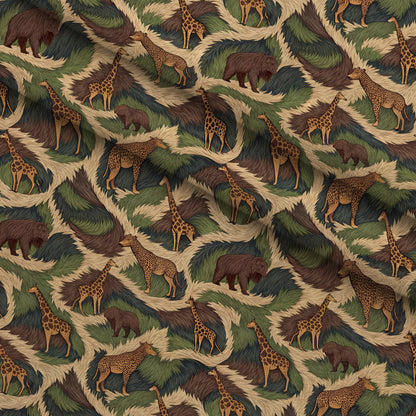 Spotted Savanna Pattern 2 Minky Fabric