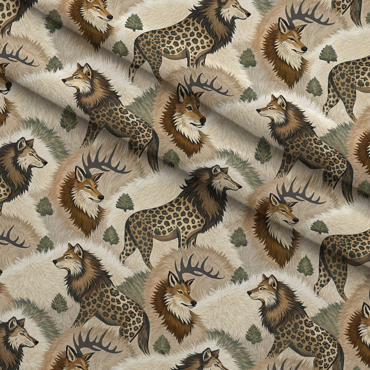 Spotted Savanna Pattern 5 Minky Fabric