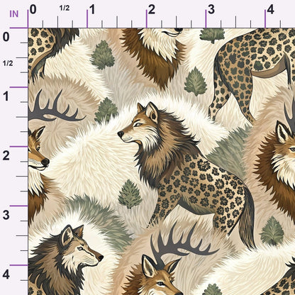Spotted Savanna Pattern 5 Minky Fabric