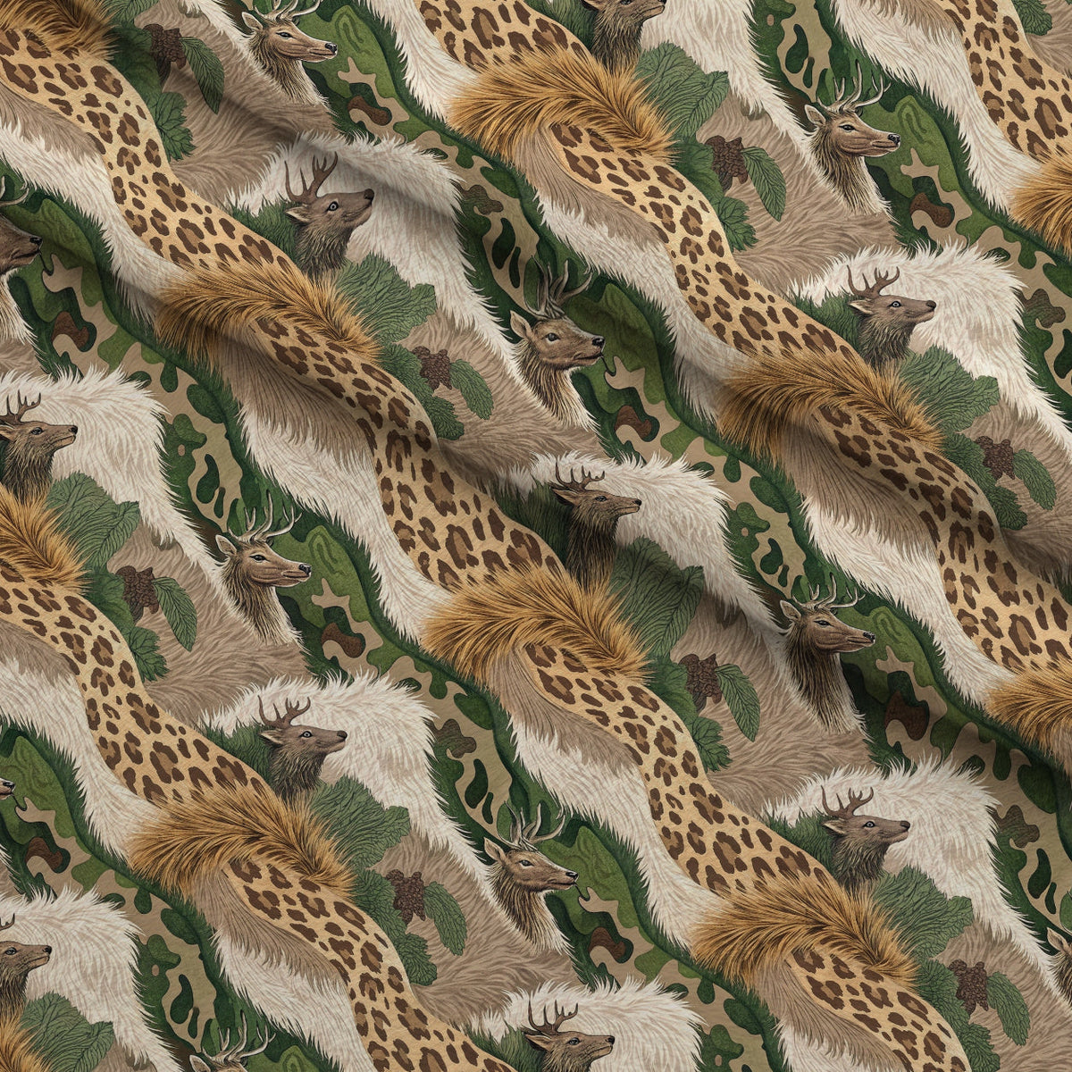 Spotted Savanna Pattern 7 Minky Fabric
