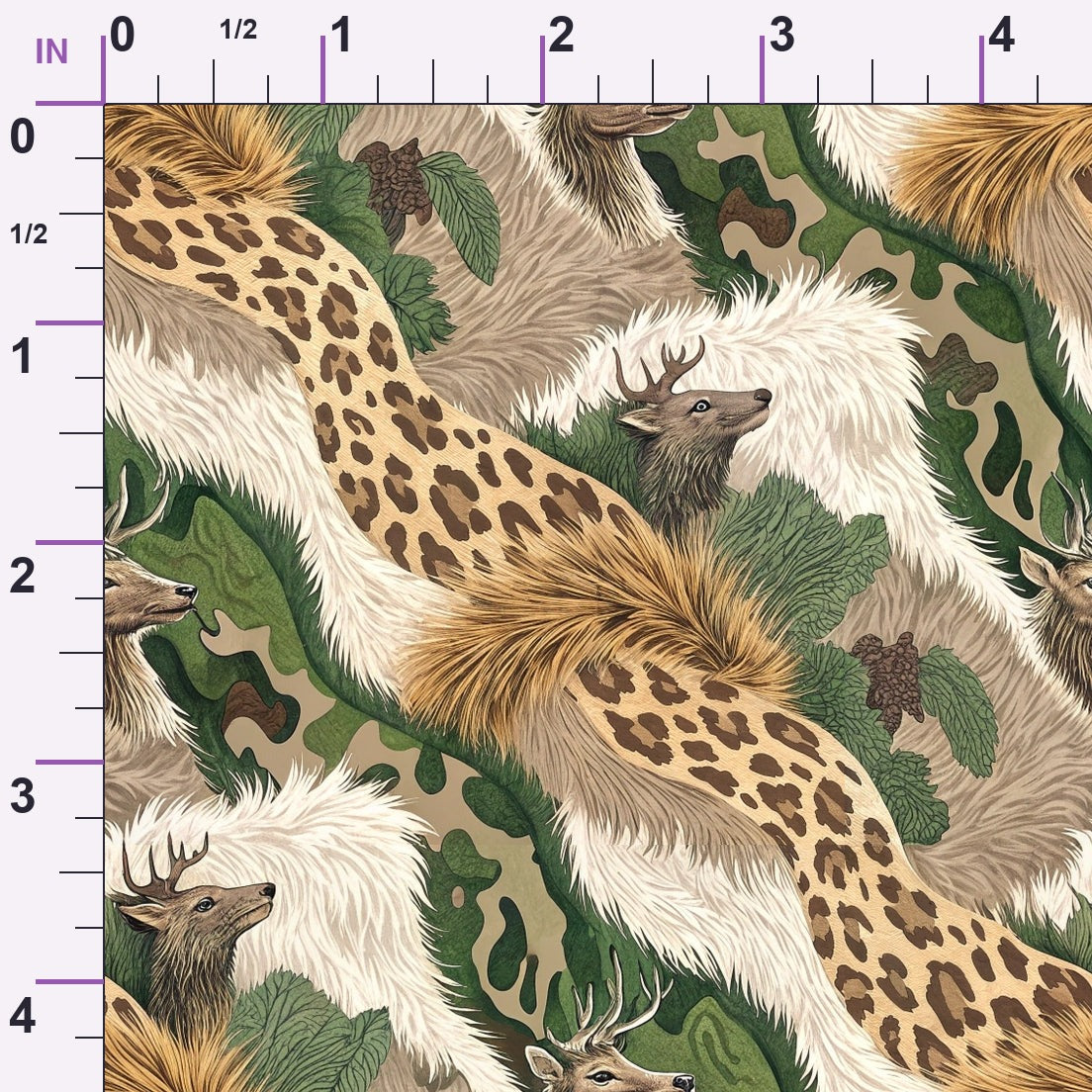 Spotted Savanna Pattern 7 Minky Fabric