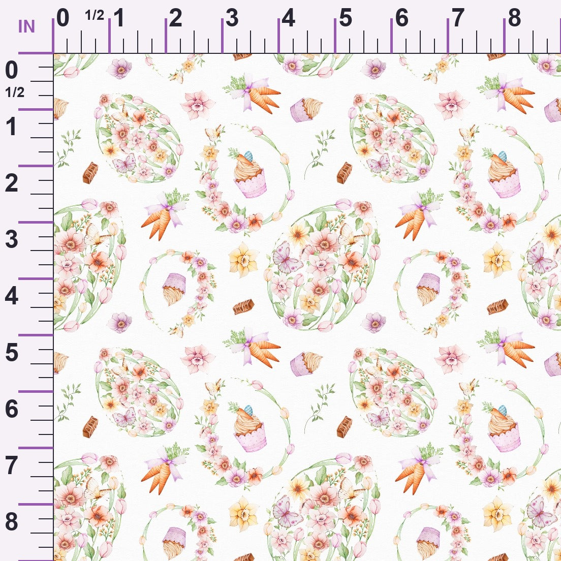 Springtime Sweets Pattern 1 Minky Fabric