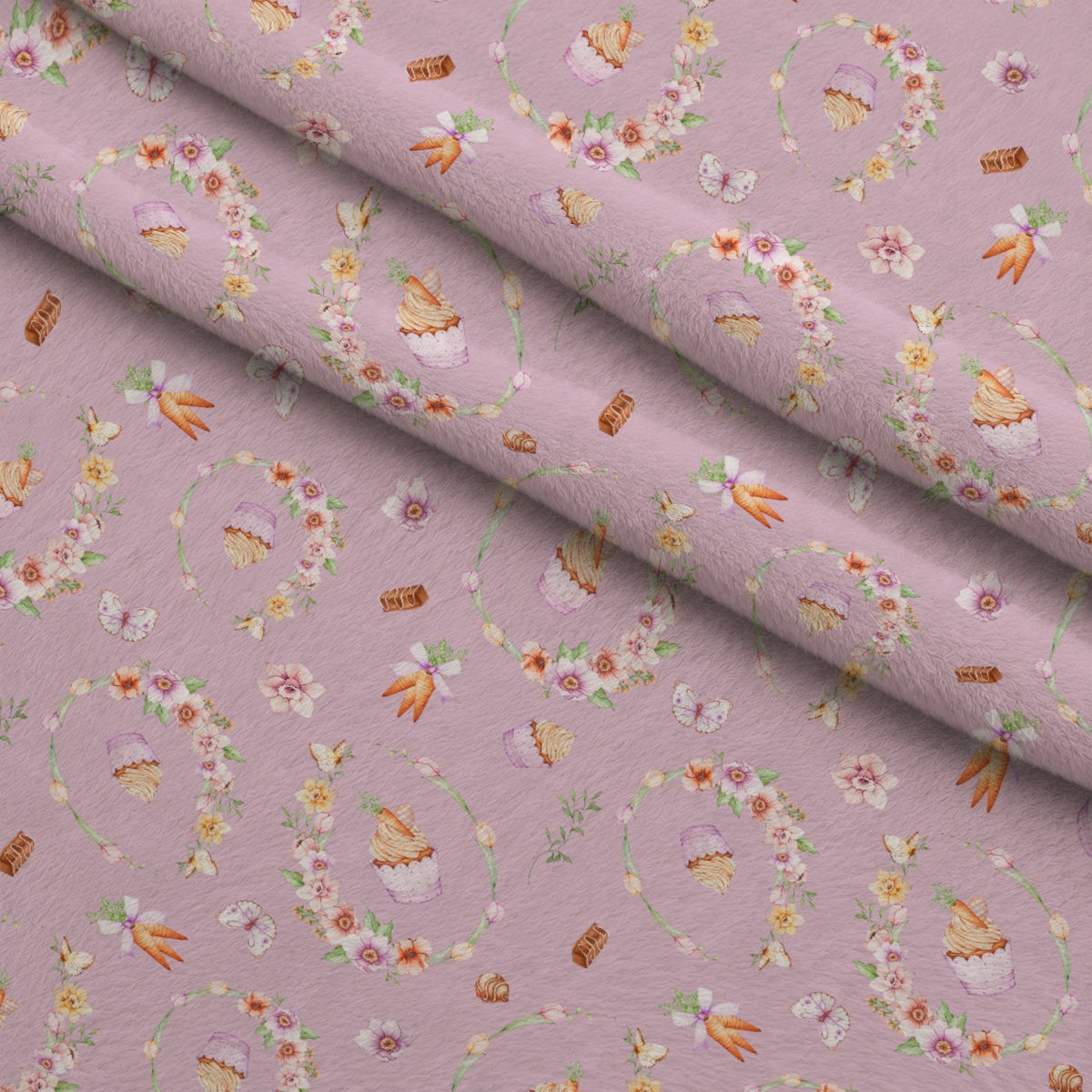 Springtime Sweets Pattern 4 Minky Fabric