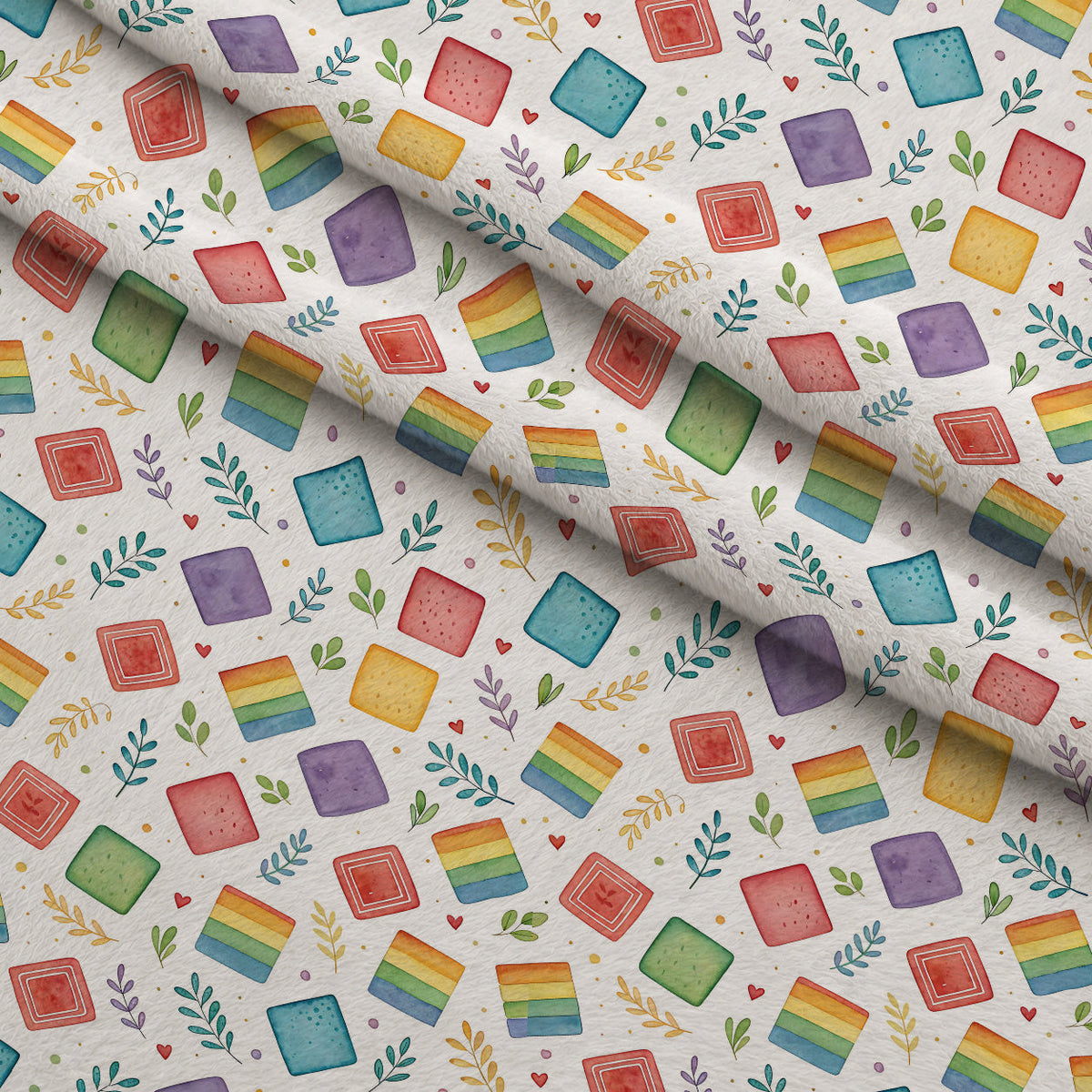 Sprinkle Party Pattern 13 Minky Fabric
