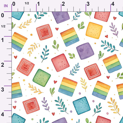 Sprinkle Party Pattern 13 Minky Fabric