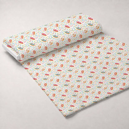 Sprinkle Party Pattern 16 Minky Fabric