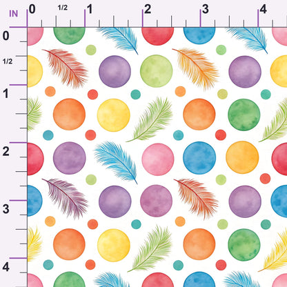 Sprinkle Party Pattern 2 Minky Fabric