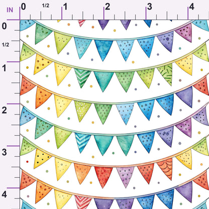 Sprinkle Party Pattern 9 Minky Fabric