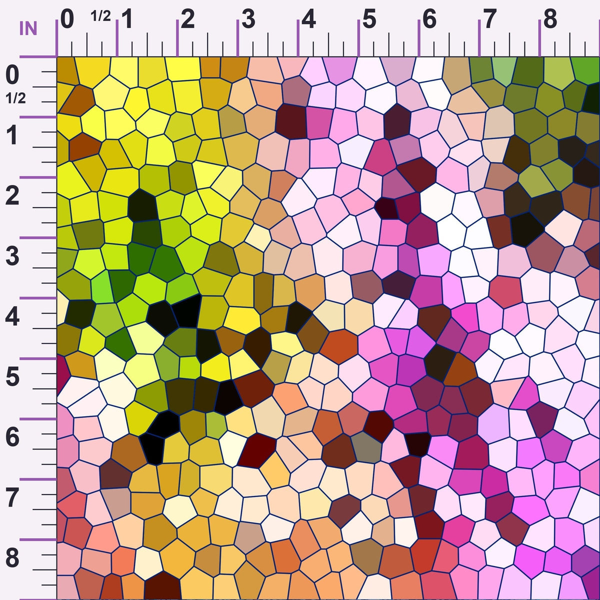 Stained Glass Dreams Pattern 1 Minky Fabric