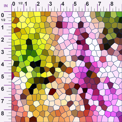 Stained Glass Dreams Pattern 1 Minky Fabric