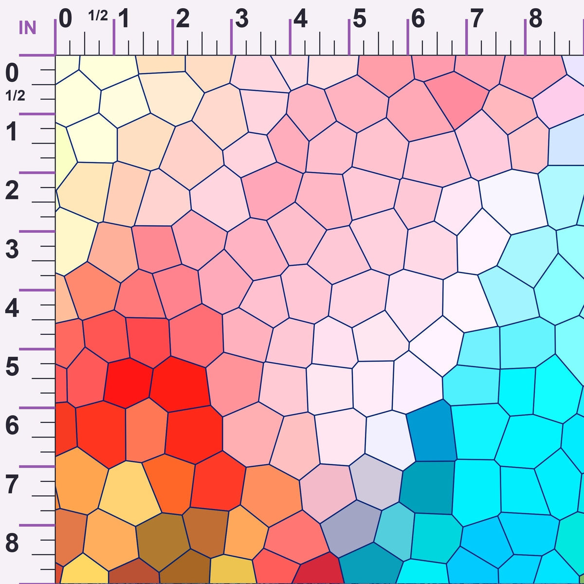 Stained Glass Dreams Pattern 12 Minky Fabric