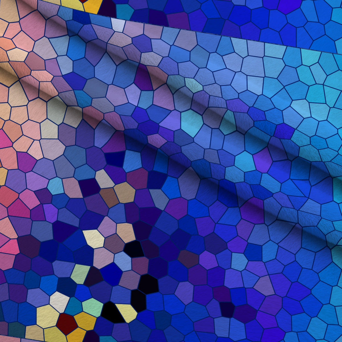 Stained Glass Dreams Pattern 14 Minky Fabric