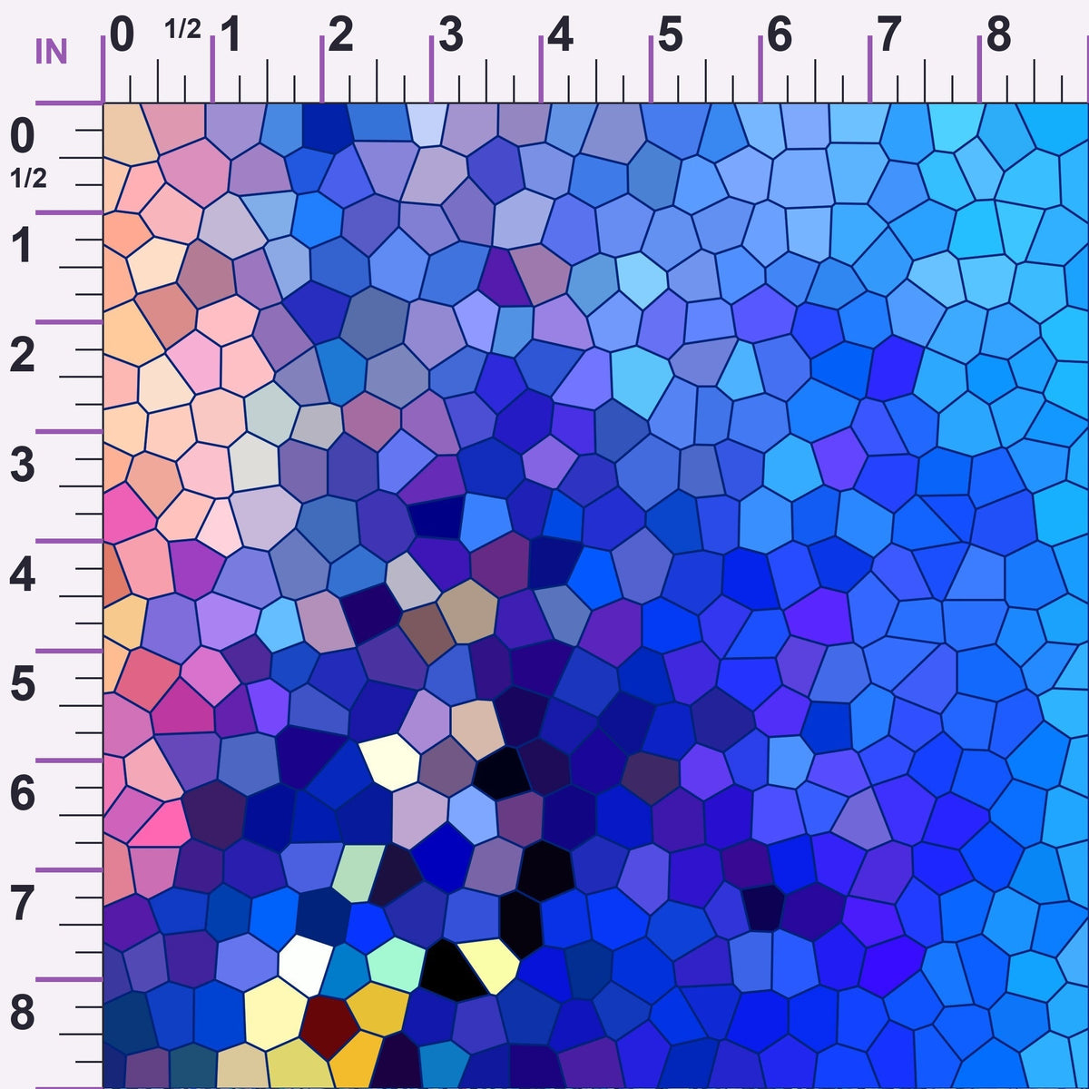 Stained Glass Dreams Pattern 14 Minky Fabric
