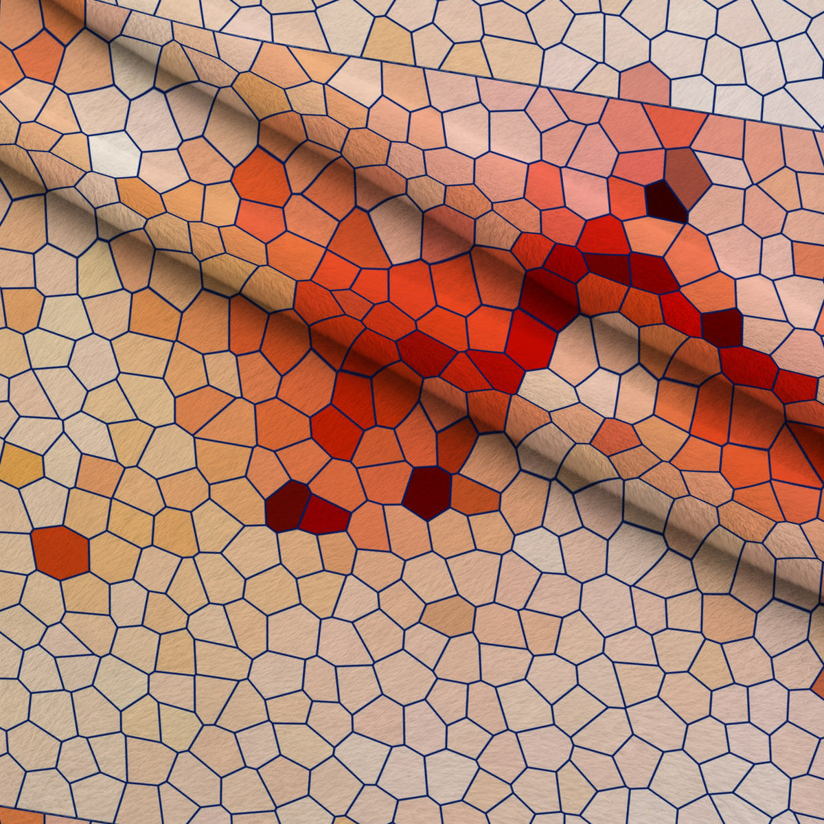 Stained Glass Dreams Pattern 2 Minky Fabric