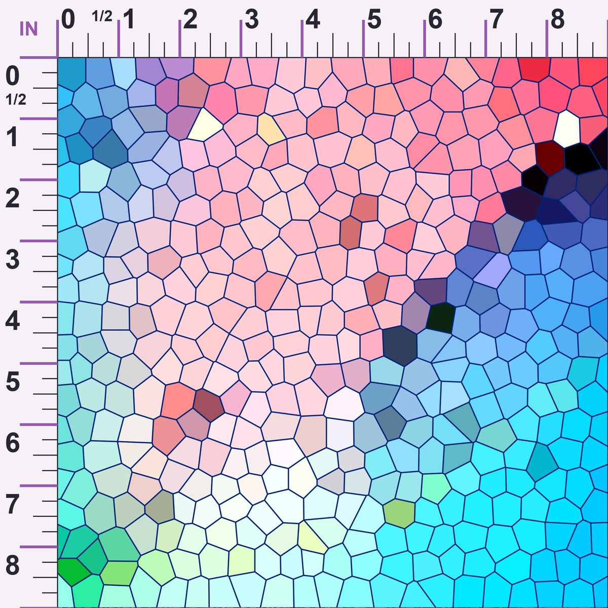 Stained Glass Dreams Pattern 4 Minky Fabric