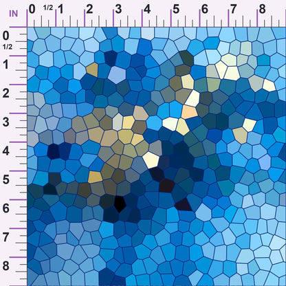 Stained Glass Dreams Pattern 5 Minky Fabric