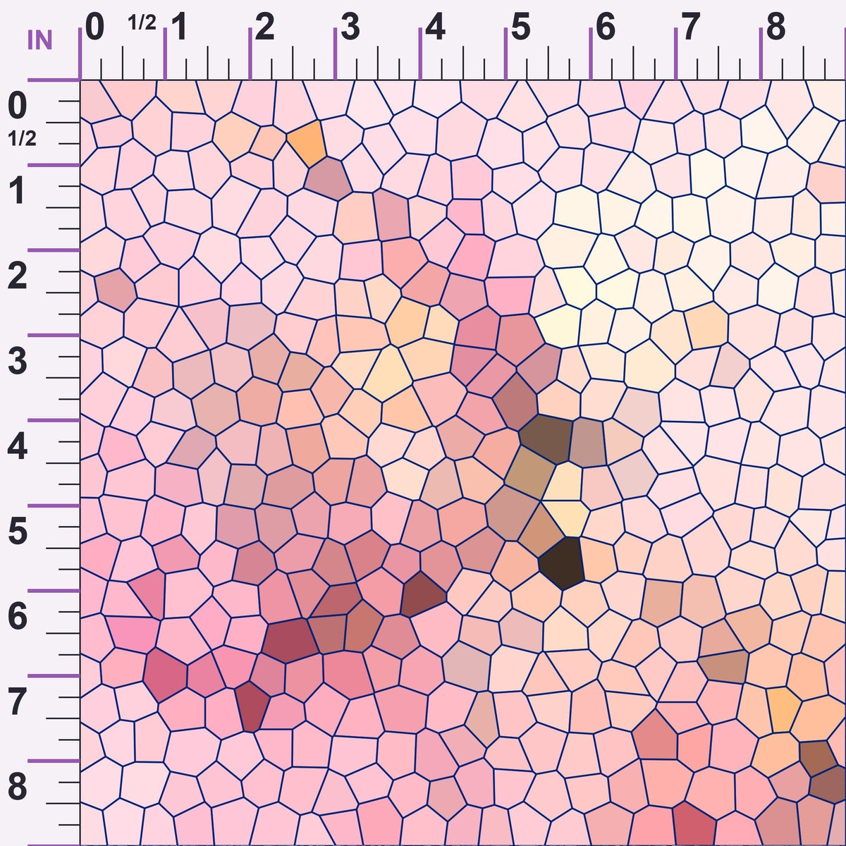 Stained Glass Dreams Pattern 6 Minky Fabric