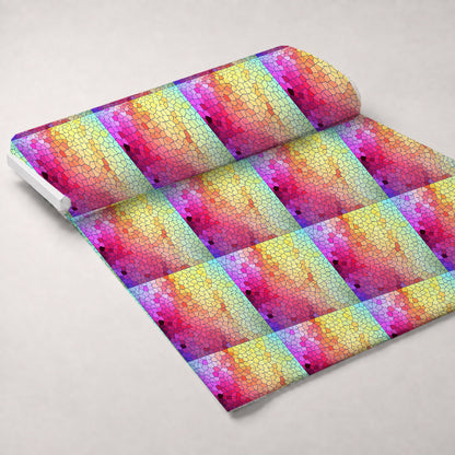 Stained Glass Dreams Pattern 8 Minky Fabric