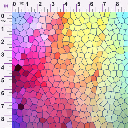 Stained Glass Dreams Pattern 8 Minky Fabric
