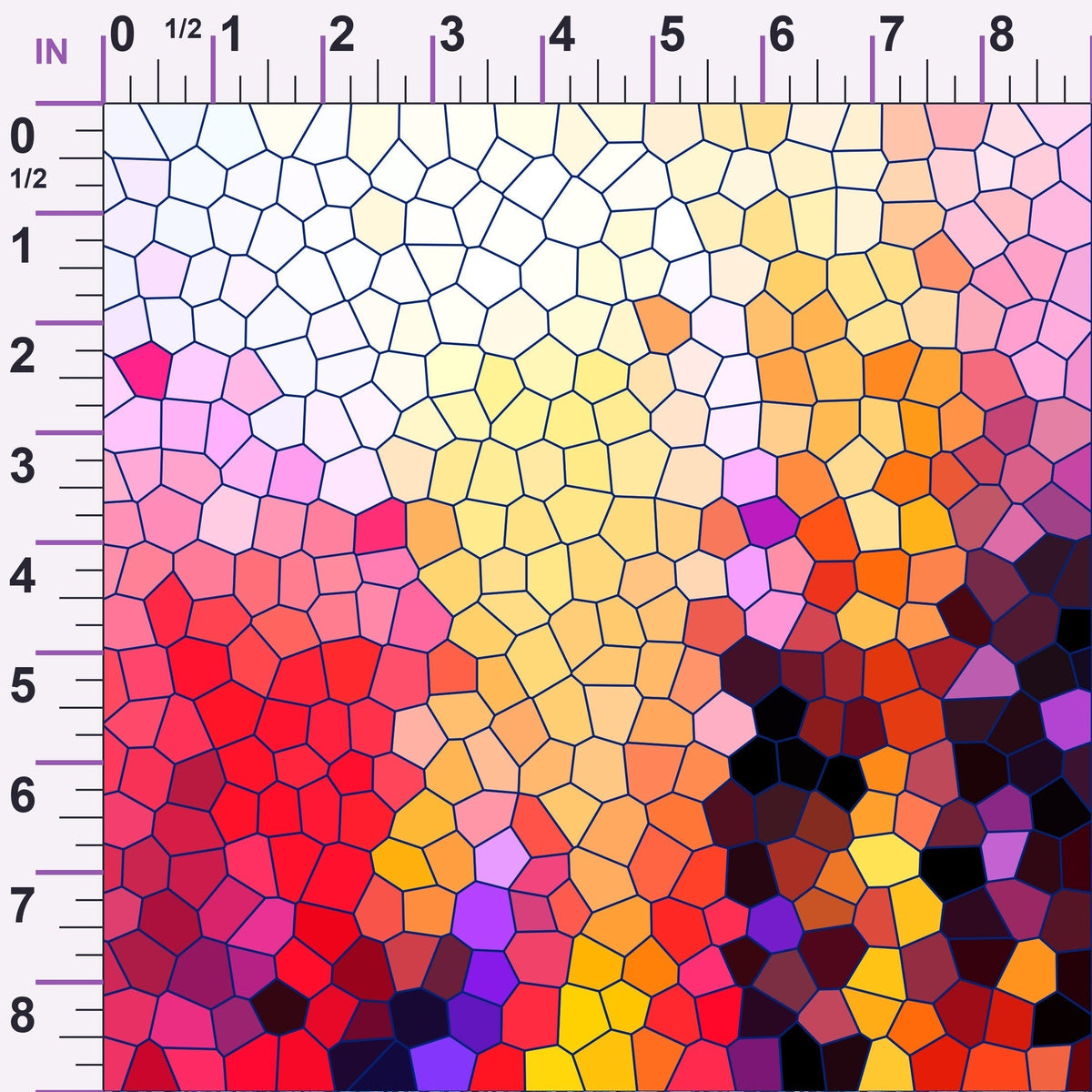 Stained Glass Dreams Pattern 9 Minky Fabric