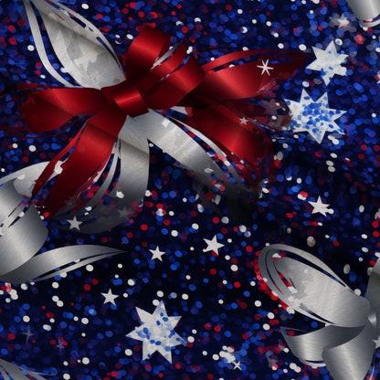 Star Spangled Confetti Pattern 10 Minky Fabric