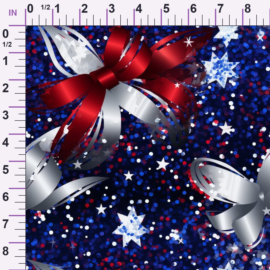 Star Spangled Confetti Pattern 10 Minky Fabric