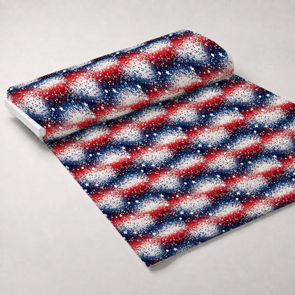 Star Spangled Confetti Pattern 3 Minky Fabric