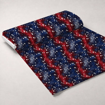 Star Spangled Confetti Pattern 4 Minky Fabric