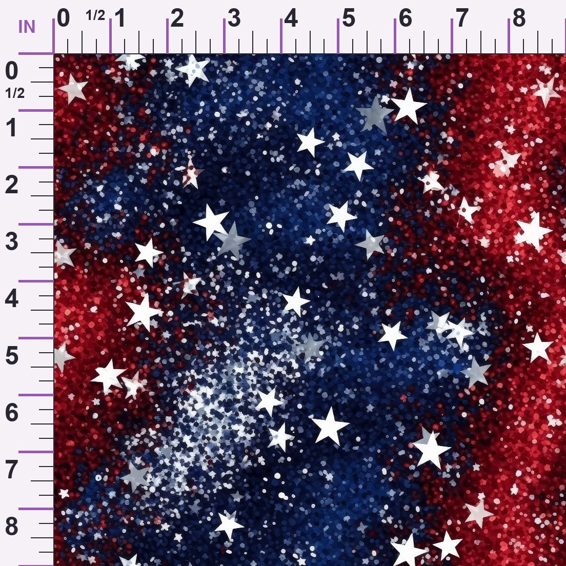 Star Spangled Confetti Pattern 4 Minky Fabric