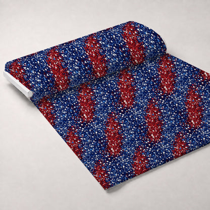 Star Spangled Confetti Pattern 7 Minky Fabric