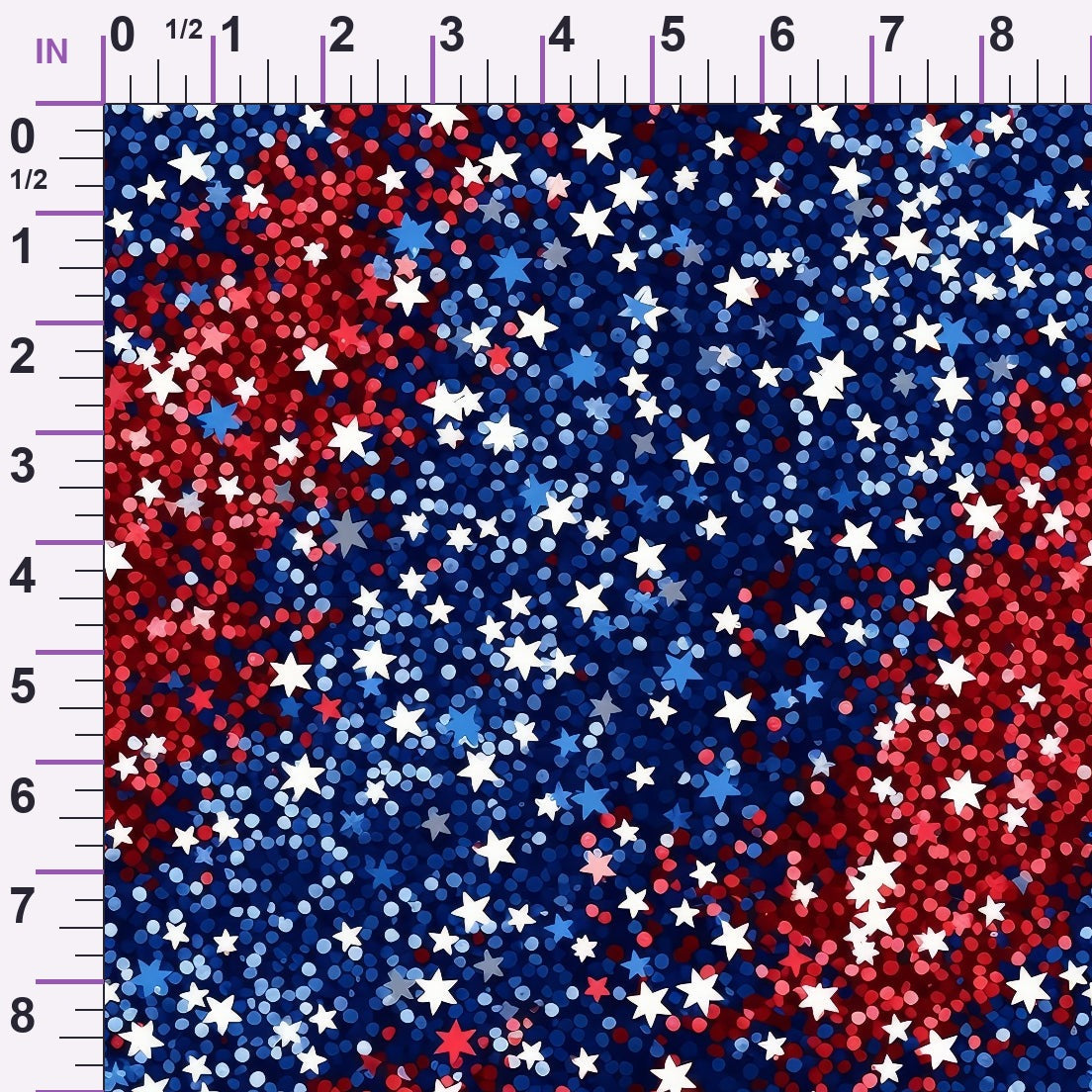 Star Spangled Confetti Pattern 7 Minky Fabric