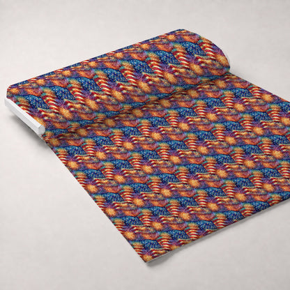 Star-Spangled Skies Pattern 6 Minky Fabric