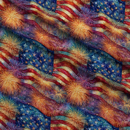 Star-Spangled Skies Pattern 6 Minky Fabric
