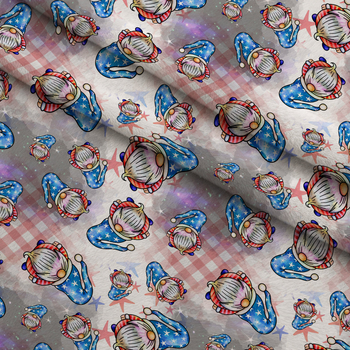 Star Spangled Sprites Pattern 1 Minky Fabric